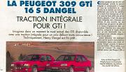 Peugeot 205 GTi 4x4 et 309 GTi16 4x4 Dangel